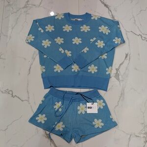 Beach Riot Callie Daisy knit set